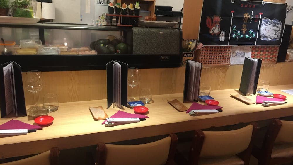 The Sushi Bar is a popular spot at IORI Japanese Restaurant