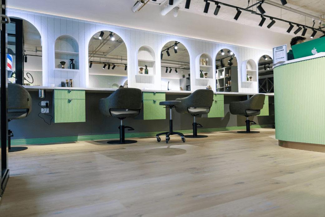 Hairdressing chairs at Hair Avenue in Braddon