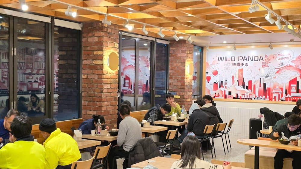 dinner at wild panda