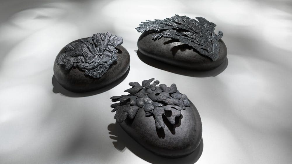 Image | Julie Blyfield Viridescent wall pieces #1-3 2024 | Photography by Grant Hancock