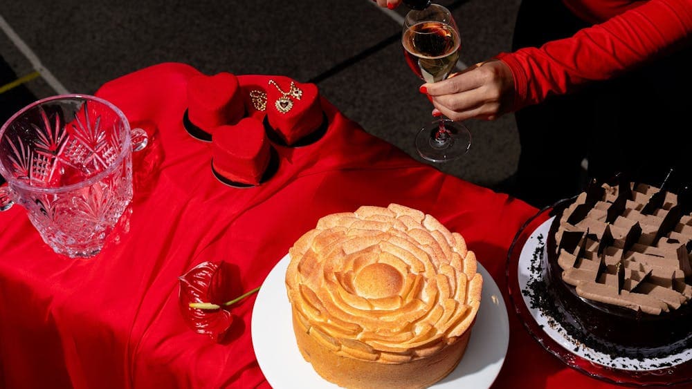 Image of cake trolley