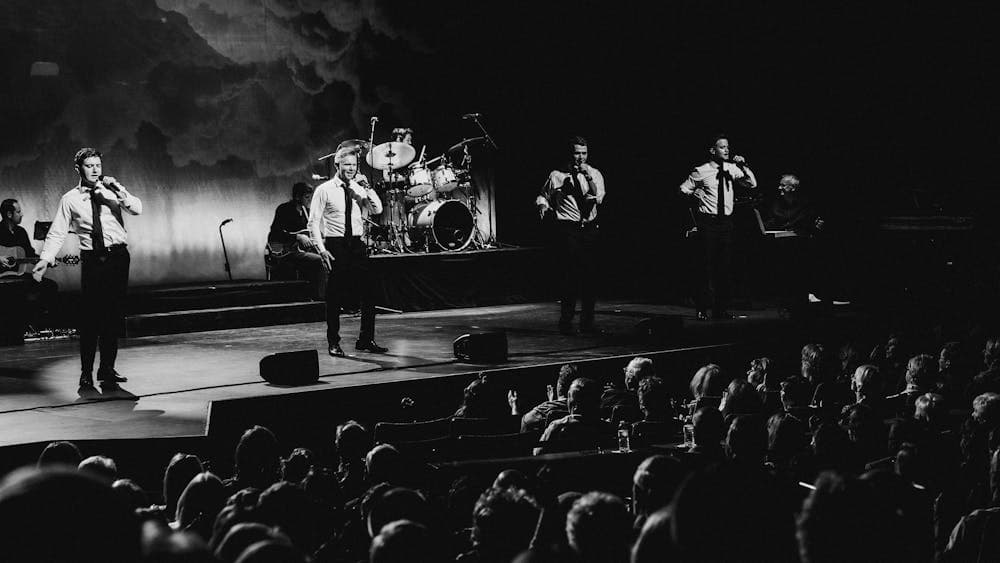 Celtic thunder performing