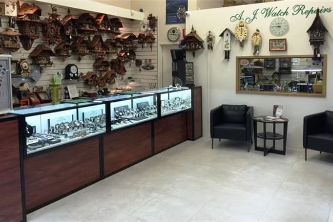 AJ Watch Repairs shop front