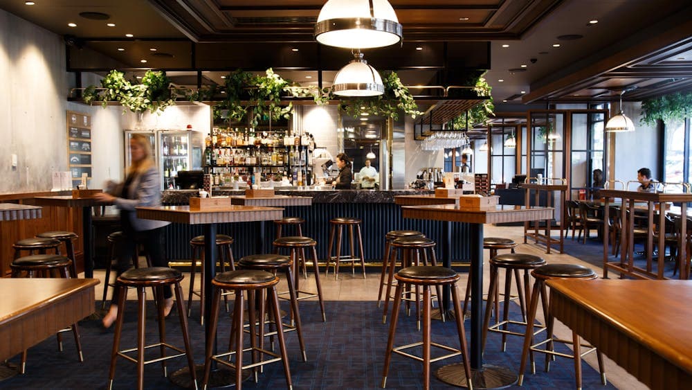 Bar area